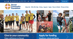 Desktop Screenshot of dorsetcommunityfoundation.org